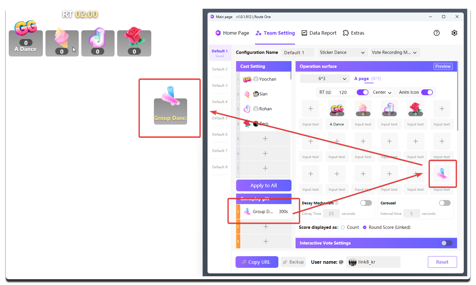 MCA-Gameplay gift completed example