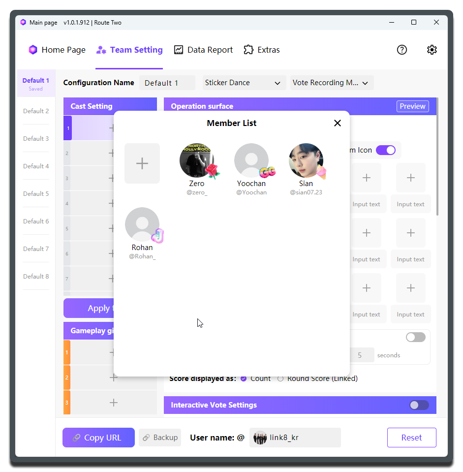 MCA-member list completed