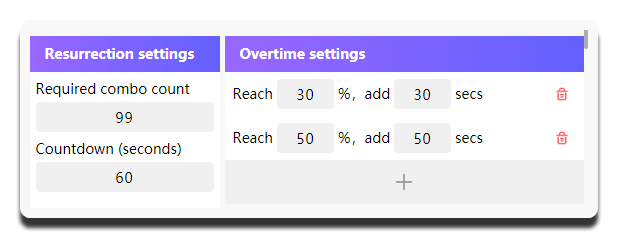 MCA-Revival settings